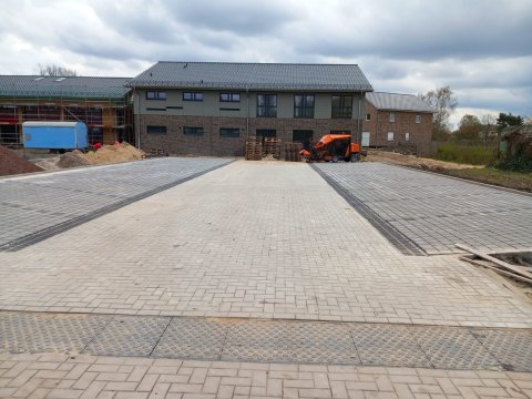 Die ersten Parkplätze entstehen