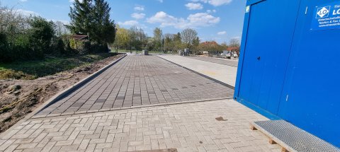 Die ersten Parkplätze